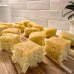 Light and fluffy lemon drizzle sponge cake