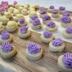 Classic British Iced Gems with colorful royal icing